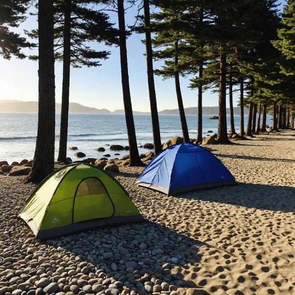 Quelles sont les meilleures pratiques pour camper sur une plage de galets?